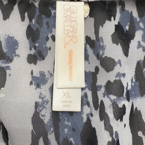 Animal Print Sheer Tunic Top With Empire Waist Womens Size XL - Picture 5 of 11